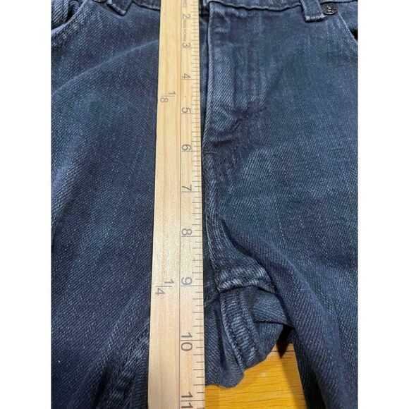 Levis 511 Jeans Womens 16 Skinny Black Mid Rise Denim Grunge Stretch Punk Y2K - Picture 6 of 7